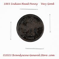 An 1883 Indian Head Penny for sale by Brandywine General Store