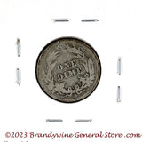 A 1907-O Barber silver dime for sale by Brandywine General Store in good plus condition reverse side of coin