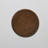 A 1911-D Lincoln Cent in good condition reverse side of coin