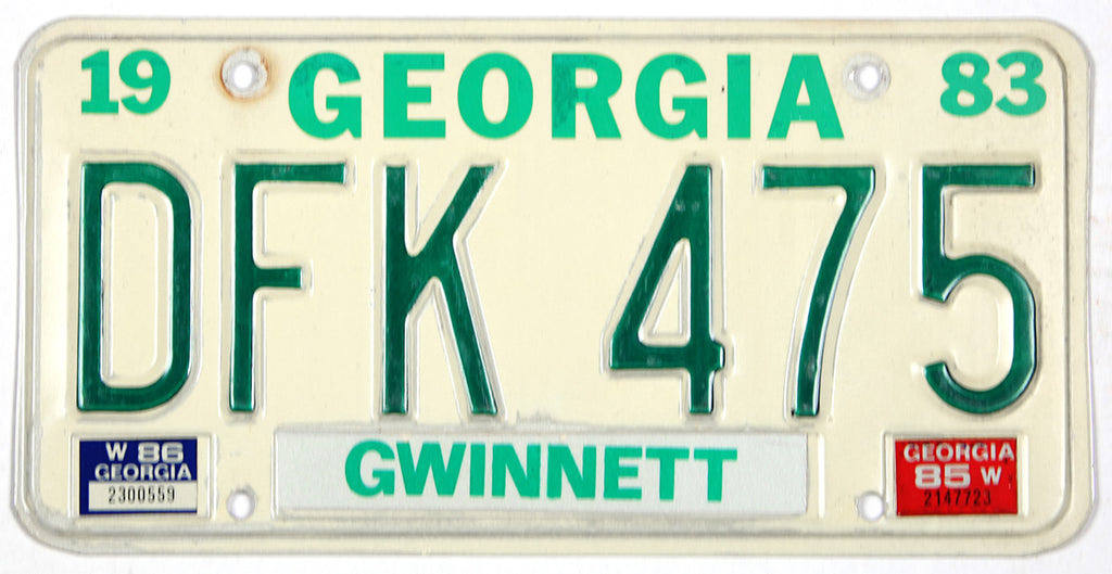 1986 License Plate Brandywine General Store