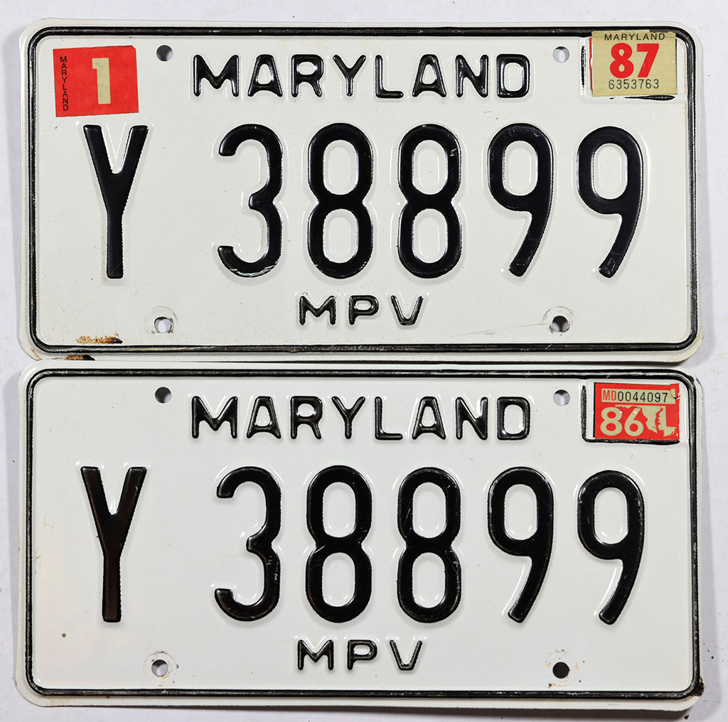 1986-Maryland-MPV-license-