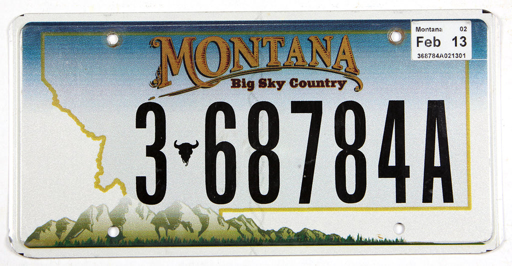 2013 Montana License Plate Brandywine General Store