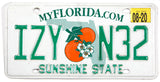 A 2020 Florida passenger car license plate for sale by Brandywine General Store in excellent minus condition