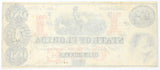 An obsolete State of Florida one dollar treasury note issued from Tallahassee during the Civil War on January 1, 1864 for sale by Brandywine General Store reverse of note