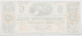 A five dollar obsolete banknote issued by the Hagerstown Bank in Maryland for sale by Brandywine General Store reverse of bill