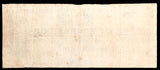 A one dollar Bank of Rockbridge obsolete Civil War one dollar banknote issued from Lexington VA on June 10, 1861 reverse of bill