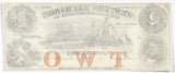 Two Dollar obsolete currency issued by the Bishop Hill Colony in the Nebraska Territory at Omaha City in 1857 for sale by Brandywine General Store reverse of bill