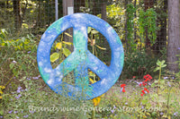 An original premium quality art print of Peace in the Garden at NCU for sale by Brandywine General Store