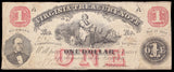 CR #16 One Dollar Obsolete VA Civil War Tresaury Note May 15 1862