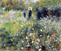 An archival premium Quality art Print of Woman with a Parasol in a Garden by Pierre Auguste Renoir for sale by Brandywine General Store