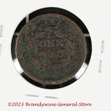 An 1848 Braided Hair Large Cent in very good condition for sale by Brandywine General Store