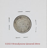 An 1884 Liberty Seated Dime in extra fine condition reverse