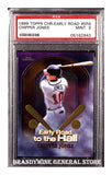 1999 Chipper Jones Topps Chrome Early Road PSA Mint 9