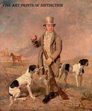 An archival premium Quality art Print of Portrait of a Sportsman, possibly Richard Prince painted by English artist Benjamin Marshall around 1826 for sale by Brandywine General Store