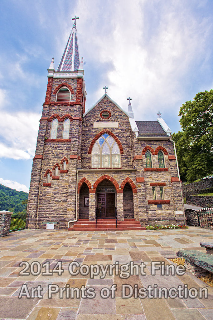 St. Peters Roman Catholic Church in Harper's Ferry Art Print