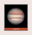 A premium Quality art Poster of A Close up Photograph of Jupiter for sale by Brandywine General Store
