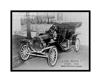 1908 Ford Model T Antique Automobile premium print