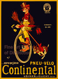 Continental Bicycle Tire Advertising Poster