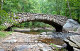 A fine art print of Boulder Bridge in Rock Creek Park in Washington DC