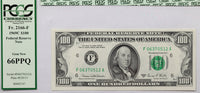 A FR #2166-F Series of 1969C F One Hundred dollar FRN from the Federal Reserve Bank in Atlanta Georgia for sale by Brandywine General Store certified PMG 66PPQ