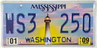 A scenic 2009 Mississippi Passenger Car License Plate