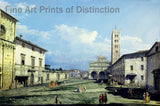 The Piazza San Martino, Lucca painting by Bernardo Bellotto