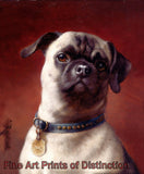 Art Print of Pug painting by Carl Reichert