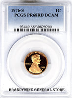1976-S Lincoln Cent PCGS Proof 68 Red Deep Cameo