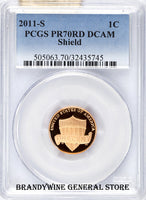 2011-S Lincoln Cent PCGS Proof 70 Red Deep Cameo