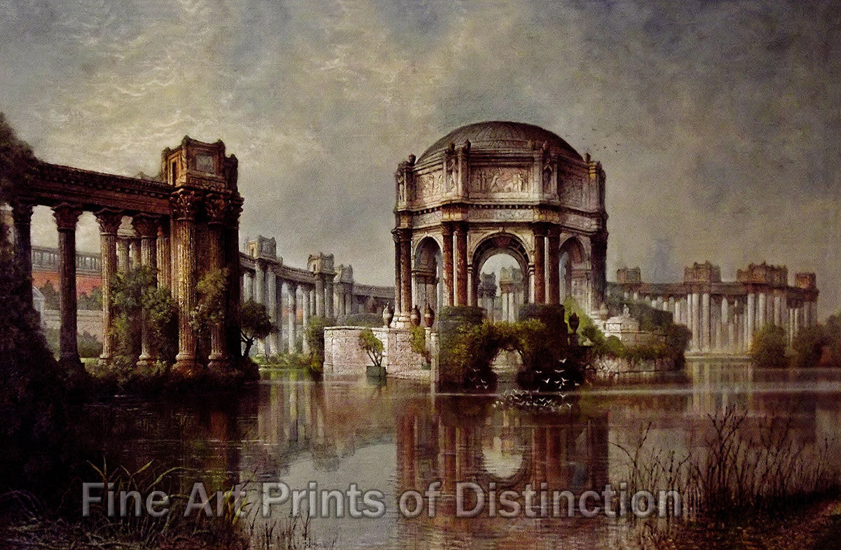 Art Print of The Palace of Fine Arts painting by Edwin Deakin