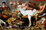 Art Print of A Game Stall painting by Frans Snyders