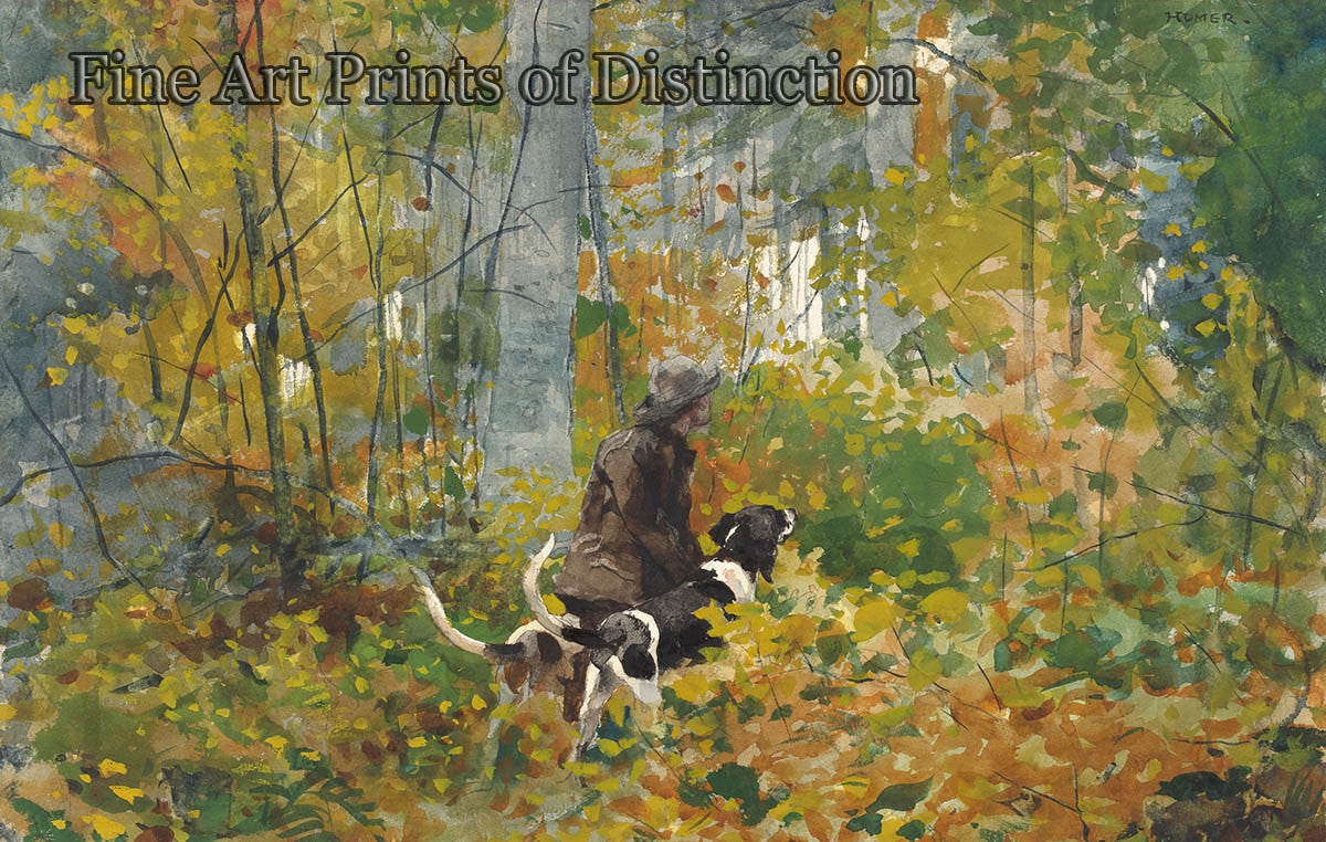 Art Print of On the Trail painting by Winslow Homer