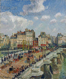Art Print of The Pont - Neuf by Camille Pissarro
