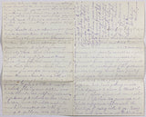 An 1874 stamped postal envelope with an early three cent Washington stamp mailed to Pierrpont Manor in Jefferson County New York with letter front and back pages