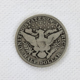 A 1900 Barber Half dollar coin in good plus condition for sale by Brandywine General Store reverse of coin