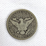 A 1900-O Barber Half dollar coin in very good condition for sale by Brandywine General Store reverse of coin