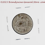A 1900-S Barber silver dime reverse side of coin