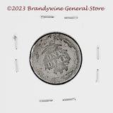 A 1901 Barber silver dime reverse side of coin