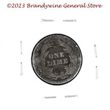 A 1904 Barber silver dime in good plus condition reverse side of coin