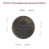 A 1905-S Barber silver dime in good condition reverse side of coin