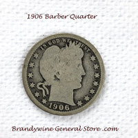 1906 Barber Quarter in Good condition