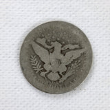 A 1906-D Barber Half dollar coin in good condition for sale by Brandywine General Store reverse side of coin
