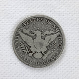 A 1907-D Barber Half dollar coin in good condition for sale by Brandywine General Store Coin Reverse