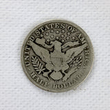 A 1912-D Barber Half dollar coin in good plus condition for sale by Brandywine General Store reverse side of coin