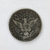 A 1913 Barber Half dollar coin in fine condition for sale by Brandywine General Store reverse of coin