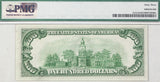 A series of 1934 Hundred Dollar FR #2152-K FRN note from the Federal Reserve Bank in Dallas Texas certified by PMG at 63 Reverse of bill