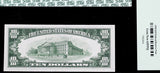 A FR #010-G Chicago IL district 10.00 federal reserve note from the 1950 series for sale by Brandywine General Store in gem new condition Reverse of bill