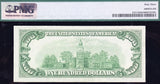 A FR #2157-D series of 1950 FRN 100.00 banknote from the Cleveland Federal Reserve Bank for sale by Brandywine General Store in PMG 63 grade Reverse of bill