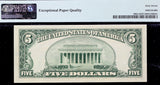 A FR #1965-G series of 1950D five dollar federal reserve star note from Chicago for sale by Brandywine General Store in superb gem uncirculated condition Reverse of bill