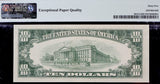 A FR #2015-L FRN ten dollar note from the Federal Reserve Bank in San Fransisco from the series of 1950-E for sale by Brandywine General Store Reverse of bill